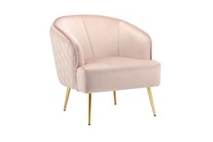 Birlea Bella Plush Pink Chair