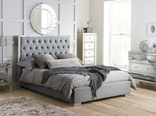 Birlea Chelsea Grey Fabric Bed Frame