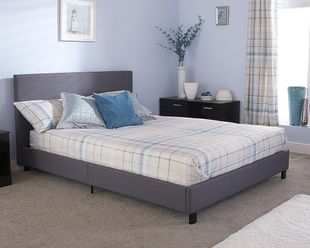 GFW Silver Single Bed in a Box Frame