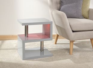 GFW Polar High Gloss Led Lamp Table