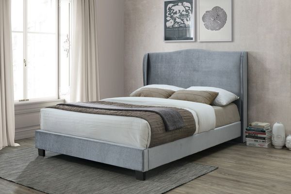 Birlea Dover Silver Fabric Bed