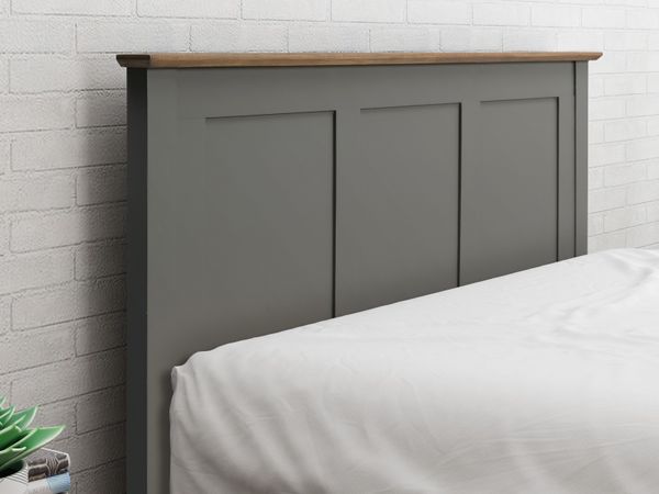 Conway Grey Wooden Bed Frame