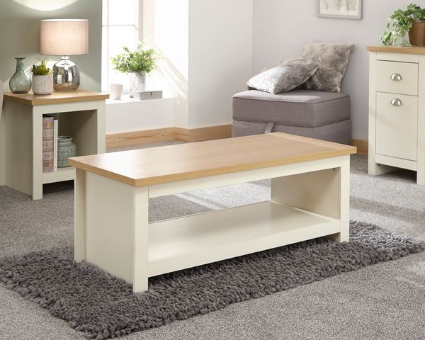 GFW Lancaster Coffee Table With Shelf 