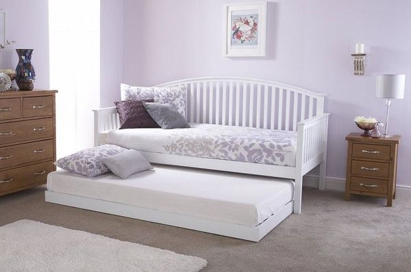 Madrid Day Bed And Trundle - White