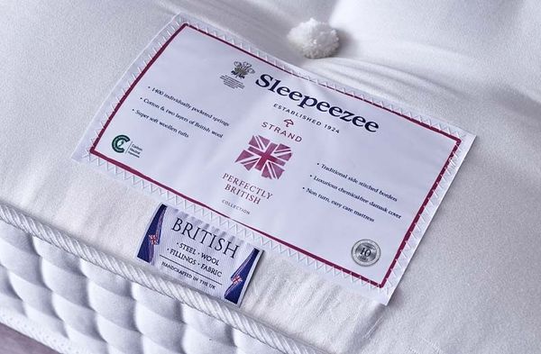 Sleepeezee Perfectly British Strand 1400 Pocket Mattress