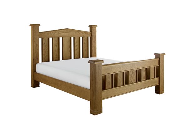 Meridian Oak Wooden Bed Frame